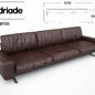 Driade, Fenix - Диваны - 3D модель