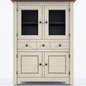 Traditional wooden china cabinet - Шкафы - 3D модель