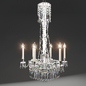 Grand 32" Round Paulina Crystal Chandelier - Подвесной - 3D модель