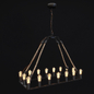 люстра Zuo Modern Contemporary, Inc. Gallite Ceiling Lamp Twine - Подвесной - 3D модель