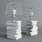 Lamp from books - Настольный - 3D модель - фото 2