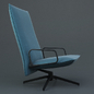 Sofa Collection by Edward Barber & Jay Osgerby by Knoll International - Кресла - 3D модель