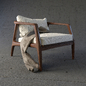 Lounge chair. Milo Baughman - Кресла - 3D модель