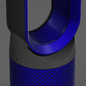 dyson pure cool Link Air Purifier white and blue - Бытовая техника - 3D модель - фото 3