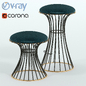 Adelphi Bar + Counter Stool - Стулья - 3D модель