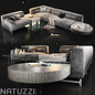 Диван Natuzzi Ido 2994 - Диваны - 3D модель