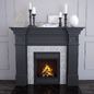 Fireplace 8 Black Edition - Камин - 3D модель