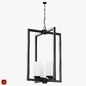 Jeremiah - Craftmade Chandelier, 4 lamps - Подвесной - 3D модель