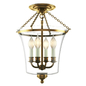 E. F. Chapman Sussex Antique-Burnished Brass Semi-Flush Ceiling Light - Подвесной - 3D модель