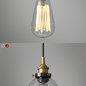 Modern Industrial Brushed Steel Pendant Light Set - Подвесной - 3D модель - фото 2