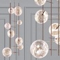 Gallotti & Radice Bolle Tela Chandelier - Подвесной - 3D модель