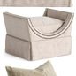 Hayes Sofa & Gayle Ottoman - Диваны - 3D модель - фото 2