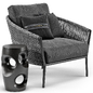 Catalina Outdoor Lounge Chair, Oly Studio Cosmo Side End Table - Кресла - 3D модель
