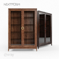 OM Витрина двухдверная Toscana Nextform W5003W - Шкафы - 3D модель