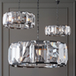 Люстра RH Harlow Crystal Round Chandelier 6 - Подвесной - 3D модель