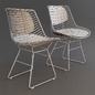 MDF Italia: Chair - Flow Filo Indoor with Cover - Стулья - 3D модель - фото 3