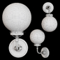 Restoration Hardware BISTRO GLOBE CLEAR GLASS SINGLE SCONCE Nickel and Black - Бра - 3D модель - фото 2