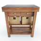 Wooden Side Cabinet And Baskets - Другое - 3D модель