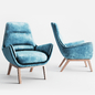 Armchair - Кресла - 3D модель - фото 3