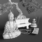 Декоративный набор в восточном стиле - Декоративный набор - 3D модель - фото 3