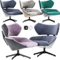 Camila Lounge Armchair 03 - Кресла - 3D модель