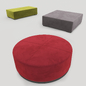 MERIDIANI POUF AND BENCHES BRONS 1996 - Другая мягкая мебель - 3D модель