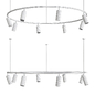 Round Pendant Light - Подвесной - 3D модель - фото 2