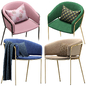 Chair KONNIE La Forma (Ex Julia Grup). Стул Konnie - Стулья - 3D модель