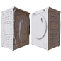 Стиральная машина HAIER HW80-B14979S - Бытовая техника - 3D модель - фото 3