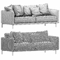 Interface Coco Sofa - Диваны - 3D модель - фото 4