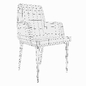 Cipriani Homood Sesto Senso S522 - Стулья - 3D модель - фото 3