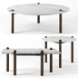 Caprera Coffee Tables by Exteta - Столы - 3D модель