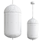 Elongated Glass and Bronze Pendant Lights - Подвесной - 3D модель - фото 2