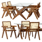 Eichholtz Dining set - Стол + стул - 3D модель - фото 2