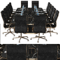 conference table19 - Офисная мебель - 3D модель - фото 4