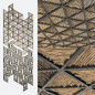 Ceiling parametric Triangle n1 / Потолок из параметрических треугольников №1 - Другие предметы интерьера - 3D модель
