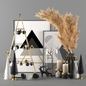 Christmas Decorative Set - Декоративный набор - 3D модель