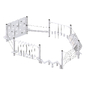 Игровой комплекс Тайга ИК 0213Т-6 Igratex - Детская площадка - 3D модель - фото 5
