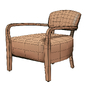 Cabana Chair Black Clay - Timothy Oulton - Кресла - 3D модель - фото 5