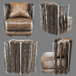 Armchair - Кресла - 3D модель - фото 4