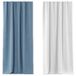 Curtains 131 | PotteryBarn | Belgian Flax Linen Rod Pocket Curtain - Шторы - 3D модель - фото 4