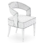 Gold Curved Accent Chair - Кресла - 3D модель - фото 5
