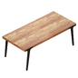 Обеденный стол Lakin Recycled Teak Extendable Dining Table (Crate and Barrel) - Столы - 3D модель - фото 2