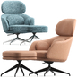 Armchair Sunset Bergere by Saba Italia - Кресла - 3D модель - фото 3