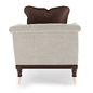 Upholstered Brown Wood Lattice Arm Chair - Кресла - 3D модель - фото 5
