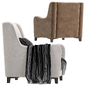 Modern Armchair Uno Velvet/Кресло Уно - Кресла - 3D модель - фото 6