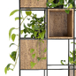 Indoor Plant Stand Metal and Wood - Комнатные - 3D модель - фото 3