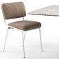 Sixty chair and Hey Gio extending table - connubia calligaris - Стол + стул - 3D модель - фото 3