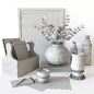 Decorative set with eucalyptus 2 - Декоративный набор - 3D модель - фото 6