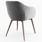 Wayfair Valor Tufted Arm Chair by Wade Logan - Стулья - 3D модель - фото 2